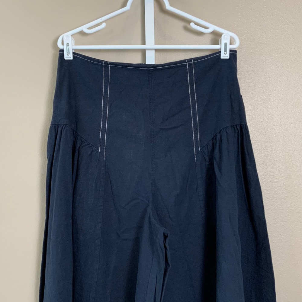 Anthropologie Linen Extended Waist Pants - Picture 7 of 16